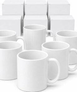 36 Pack White Sublimation Mugs for Heat Press