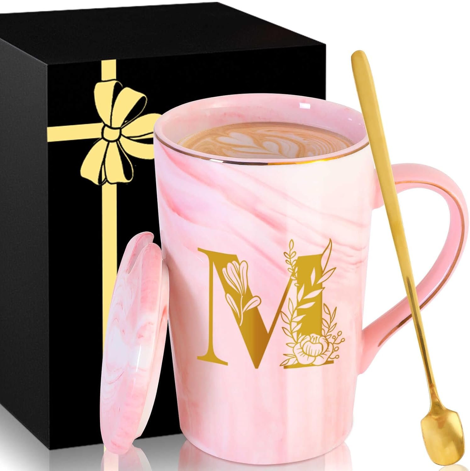 Personalized Ceramic Coffee Mug with Lid Gift
