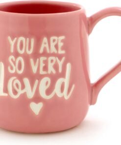 Pink Stoneware Mug: Our Name Is Mud