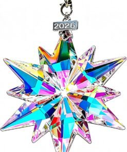 Sparkly Crystal Snowflake Christmas Ornaments