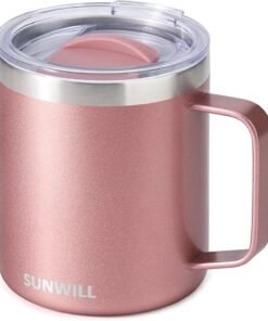 Insulated Stainless Steel Travel Coffee Mug with Lid