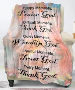 Christian Faith Throw Blanket for Women