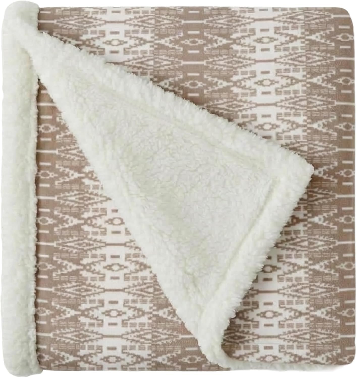 Eddie Bauer Sherpa Reverse Throw Blanket 50x60