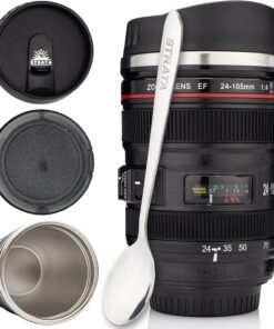 Camera Lens Coffee Mug and Camera Accessories Set